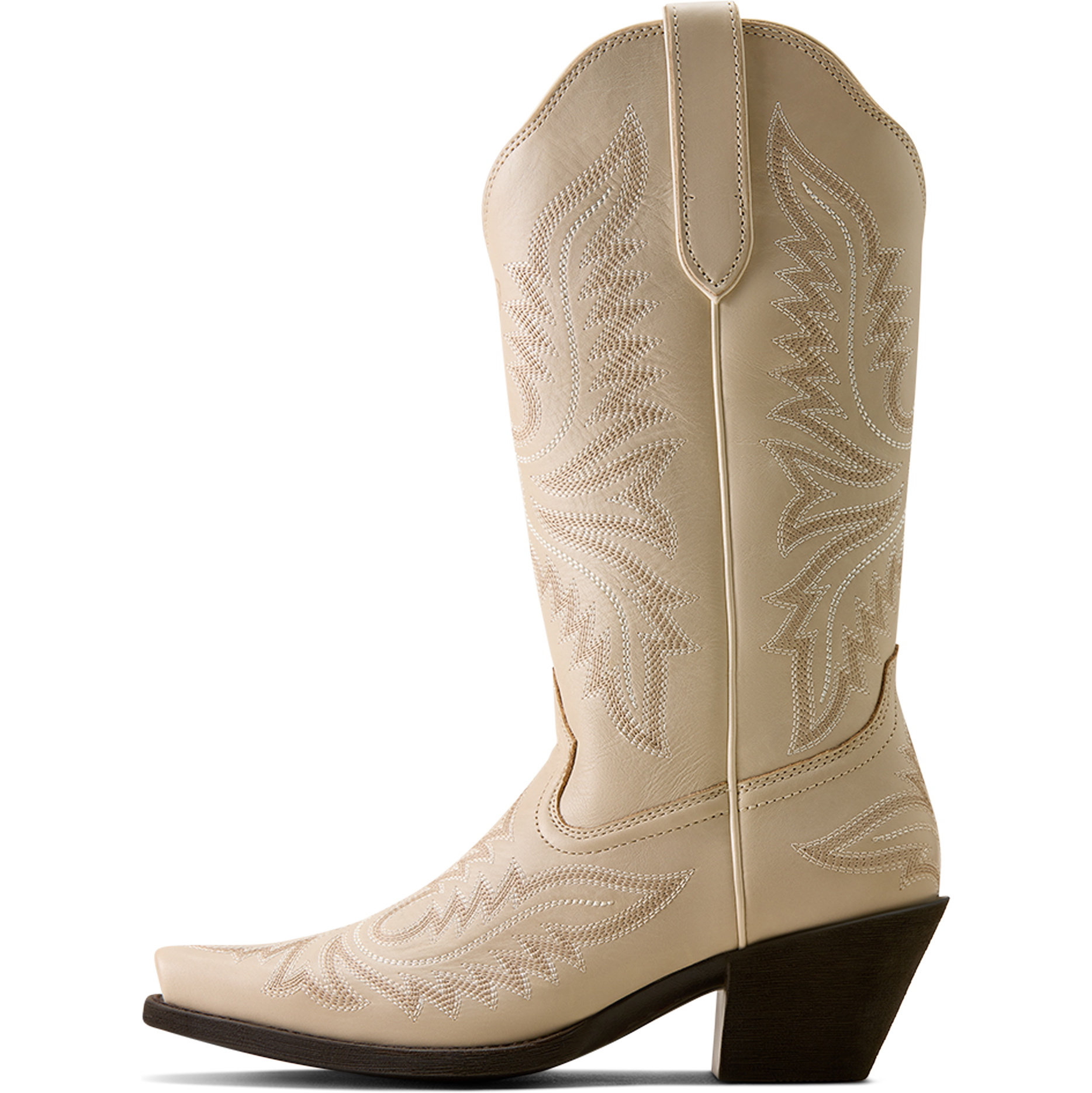 2026 Ariat Womens Round Up Collins D Toe Western Boot 10080382 - Buttercream